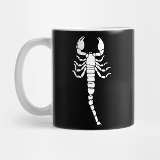 Cool white scorpion Mug